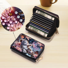 Load image into Gallery viewer, Diamond Painting Card Holder Coin Purse Diamond Art Wallet Pouch Gifts for Women
