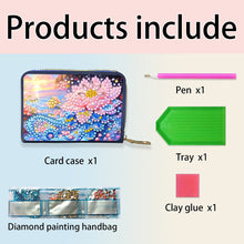 Load image into Gallery viewer, Diamond Painting Card Holder Coin Purse Diamond Art Wallet Pouch Gifts for Women
