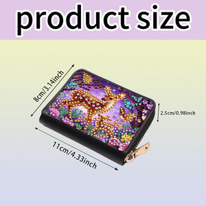 Diamond Painting Card Holder Coin Purse Diamond Art Wallet Pouch Gifts for Women