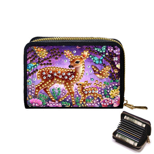 Diamond Painting Card Holder Coin Purse Diamond Art Wallet Pouch Gifts for Women