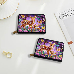 Diamond Painting Card Holder Coin Purse Diamond Art Wallet Pouch Gifts for Women