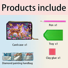 Load image into Gallery viewer, Diamond Painting Card Holder Coin Purse Diamond Art Wallet Pouch Gifts for Women
