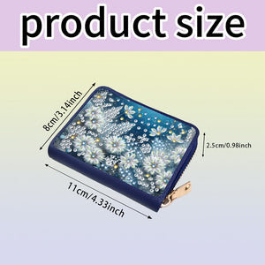 Diamond Painting Card Holder Coin Purse Diamond Art Wallet Pouch Gifts for Women