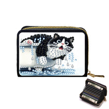 Load image into Gallery viewer, Diamond Painting Card Holder Coin Purse Diamond Art Wallet Pouch Gifts for Women
