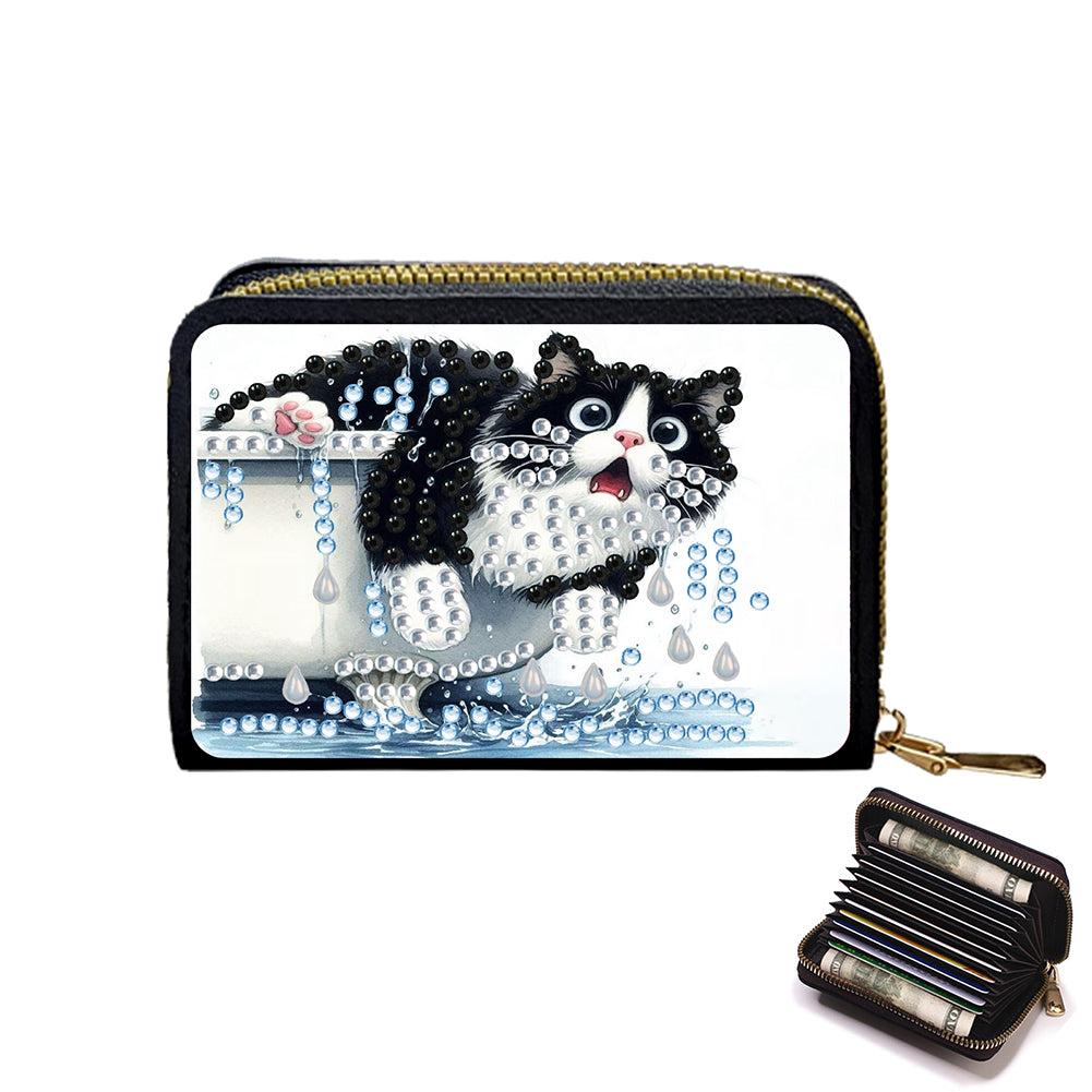 Diamond Painting Card Holder Coin Purse Diamond Art Wallet Pouch Gifts for Women