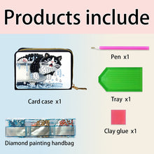 Load image into Gallery viewer, Diamond Painting Card Holder Coin Purse Diamond Art Wallet Pouch Gifts for Women
