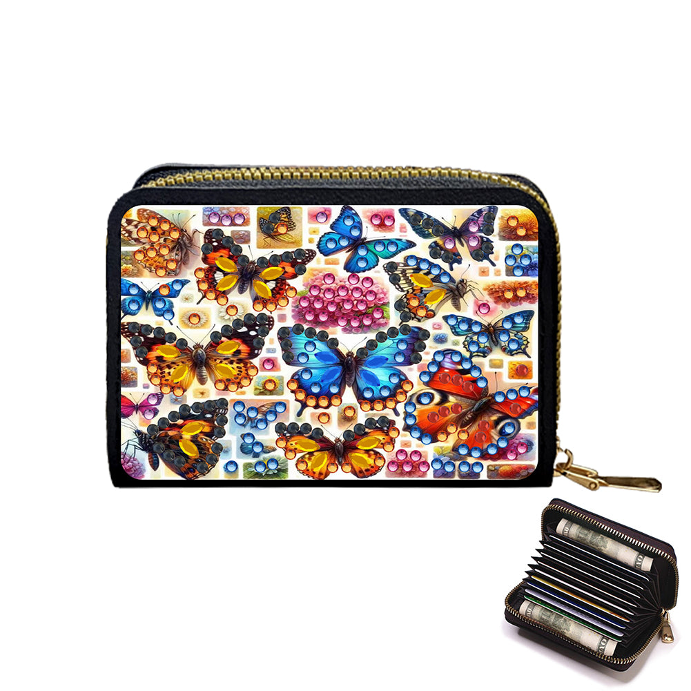 Diamond Painting Card Holder Coin Purse Diamond Art Wallet Pouch Gifts for Women