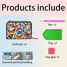 Load image into Gallery viewer, Diamond Painting Card Holder Coin Purse Diamond Art Wallet Pouch Gifts for Women
