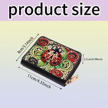 Load image into Gallery viewer, Diamond Painting Card Holder Coin Purse Diamond Art Wallet Pouch Gifts for Women
