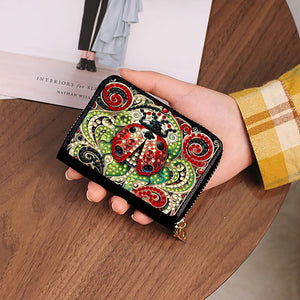 Diamond Painting Card Holder Coin Purse Diamond Art Wallet Pouch Gifts for Women