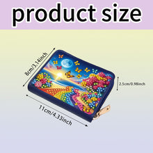 Load image into Gallery viewer, Diamond Painting Card Holder Coin Purse Diamond Art Wallet Pouch Gifts for Women

