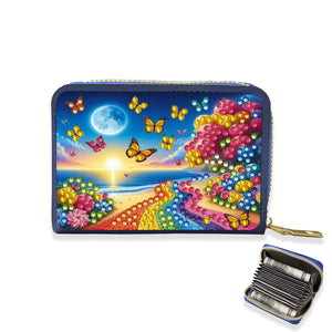 Diamond Painting Card Holder Coin Purse Diamond Art Wallet Pouch Gifts for Women
