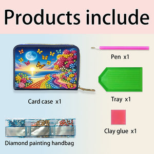 Diamond Painting Card Holder Coin Purse Diamond Art Wallet Pouch Gifts for Women