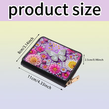 Load image into Gallery viewer, Diamond Painting Card Holder Coin Purse Diamond Art Wallet Pouch Gifts for Women
