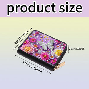 Diamond Painting Card Holder Coin Purse Diamond Art Wallet Pouch Gifts for Women