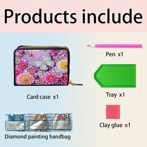 Diamond Painting Card Holder Coin Purse Diamond Art Wallet Pouch Gifts for Women