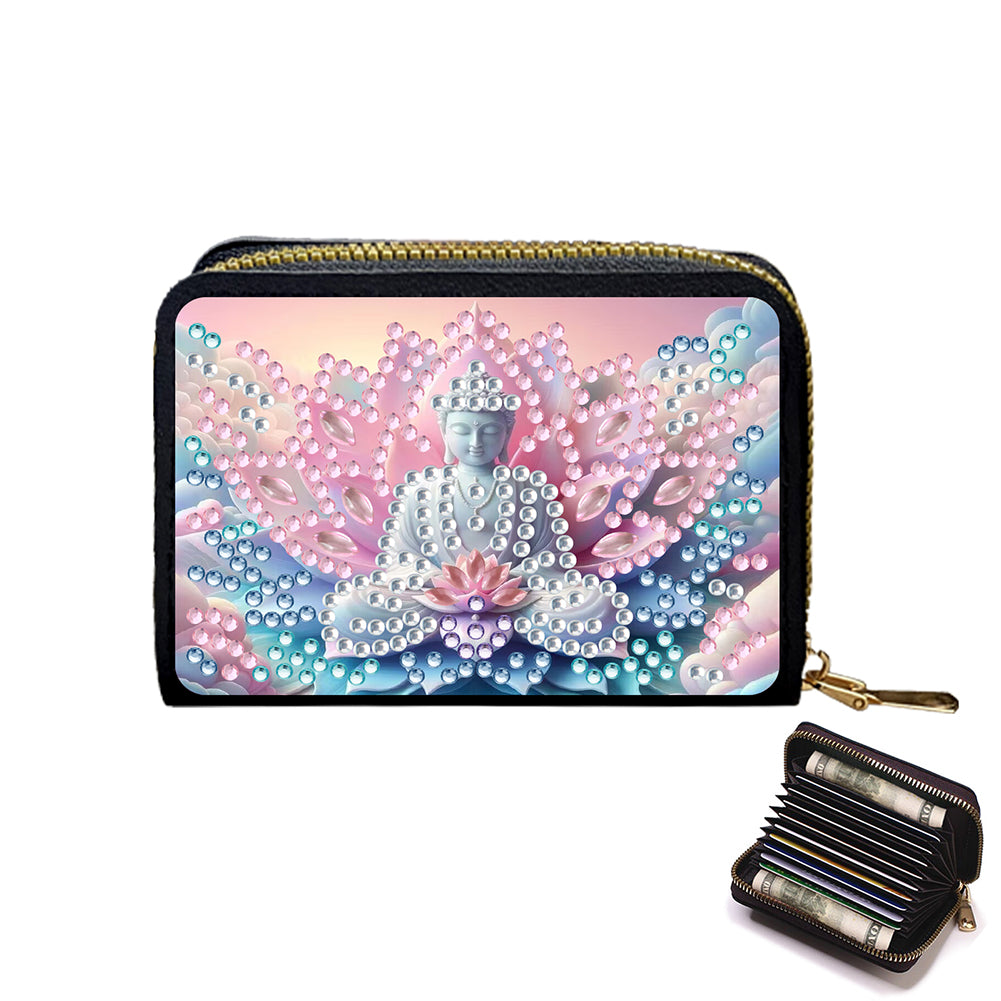 Diamond Painting Card Holder Coin Purse Diamond Art Wallet Pouch Gifts for Women