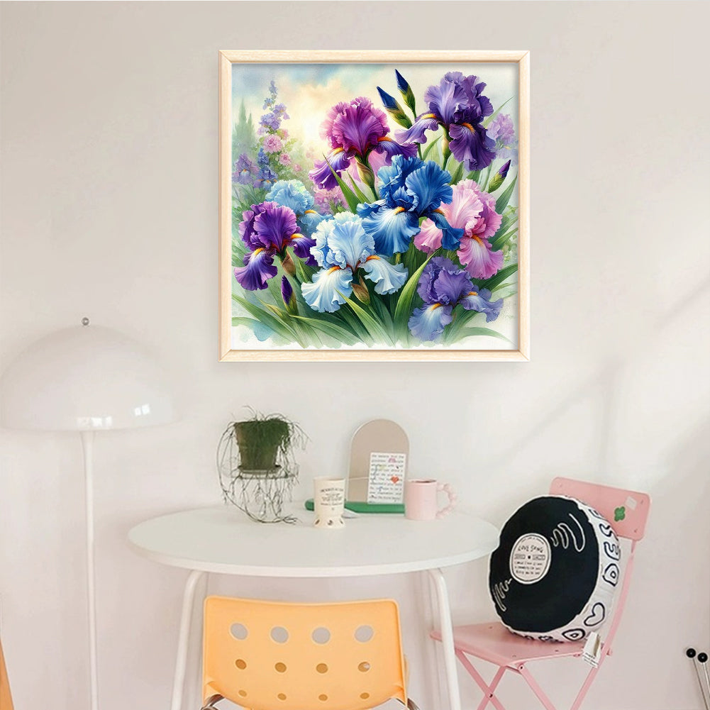 Flower - Full 11CT Counted Cross Stitch 40x40CM - Huacan