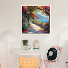 Load image into Gallery viewer, Seaside town-50*50CM  18CT Stamped Cross Stitch
