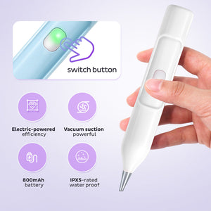 Electric Diamond Painting Pen No Wax Needed Vacuum Diamond Art Pen (White)