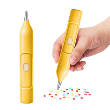 Load image into Gallery viewer, Electric Diamond Painting Pen No Wax Needed Vacuum Diamond Art Pen (Yellow)

