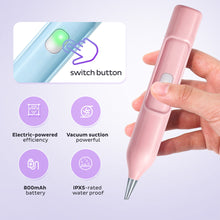 Load image into Gallery viewer, Electric Diamond Painting Pen No Wax Needed Vacuum Diamond Art Pen (Pink)
