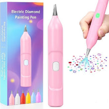 Load image into Gallery viewer, Electric Diamond Painting Pen No Wax Needed Vacuum Diamond Art Pen (Pink)
