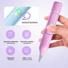 Load image into Gallery viewer, Electric Diamond Painting Pen No Wax Needed Vacuum Diamond Art Pen (Purple)
