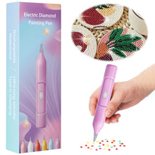 Load image into Gallery viewer, Electric Diamond Painting Pen No Wax Needed Vacuum Diamond Art Pen (Purple)

