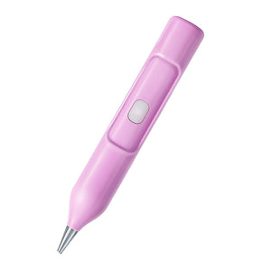 Electric Diamond Painting Pen No Wax Needed Vacuum Diamond Art Pen (Purple)