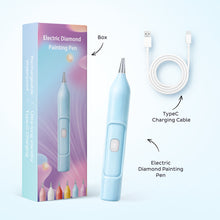 Load image into Gallery viewer, Electric Diamond Painting Pen No Wax Needed Vacuum Diamond Art Pen (Blue)
