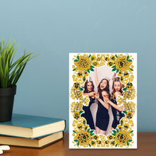 Load image into Gallery viewer, Special Shape Flower Table Top Diamond Painting Frame Kits for Home Office Decor
