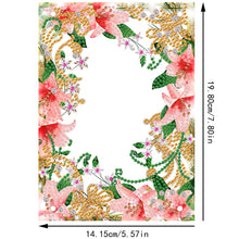 Load image into Gallery viewer, Special Shape Flower Table Top Diamond Painting Frame Kits for Home Office Decor
