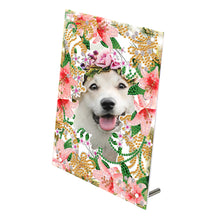 Load image into Gallery viewer, Special Shape Flower Table Top Diamond Painting Frame Kits for Home Office Decor

