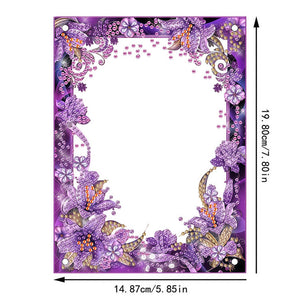 Special Shape Flower Table Top Diamond Painting Frame Kits for Home Office Decor