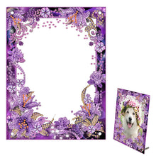 Load image into Gallery viewer, Special Shape Flower Table Top Diamond Painting Frame Kits for Home Office Decor
