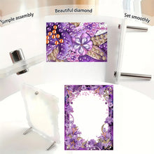 Load image into Gallery viewer, Special Shape Flower Table Top Diamond Painting Frame Kits for Home Office Decor
