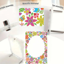 Load image into Gallery viewer, Special Shape Flower Table Top Diamond Painting Frame Kits for Home Office Decor
