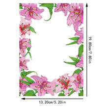 Load image into Gallery viewer, Special Shape Flower Table Top Diamond Painting Frame Kits for Home Office Decor
