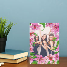 Load image into Gallery viewer, Special Shape Flower Table Top Diamond Painting Frame Kits for Home Office Decor
