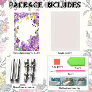 Special Shape Flower Table Top Diamond Painting Frame Kits for Home Office Decor