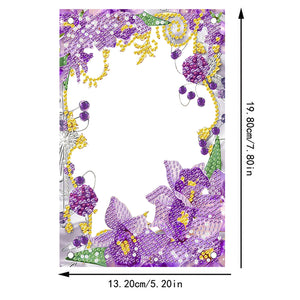Special Shape Flower Table Top Diamond Painting Frame Kits for Home Office Decor