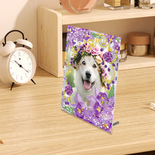 Load image into Gallery viewer, Special Shape Flower Table Top Diamond Painting Frame Kits for Home Office Decor
