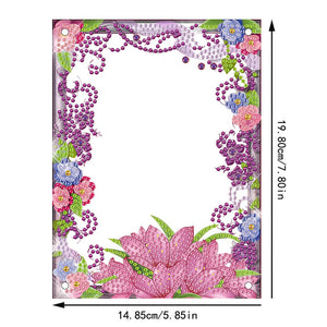 Special Shape Flower Table Top Diamond Painting Frame Kits for Home Office Decor