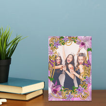 Load image into Gallery viewer, Special Shape Flower Table Top Diamond Painting Frame Kits for Home Office Decor
