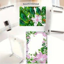 Load image into Gallery viewer, Special Shape Flower Table Top Diamond Painting Frame Kits for Home Office Decor
