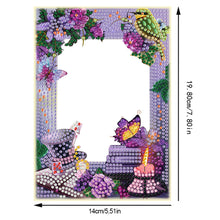 Load image into Gallery viewer, Special Shape Flower Table Top Diamond Painting Frame Kits for Home Office Decor
