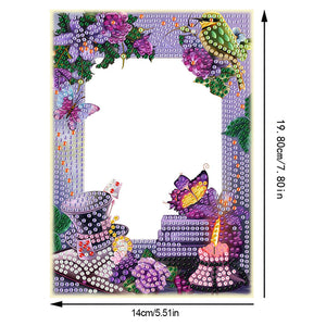 Special Shape Flower Table Top Diamond Painting Frame Kits for Home Office Decor