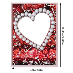 Special Shape Flower Table Top Diamond Painting Frame Kits for Home Office Decor