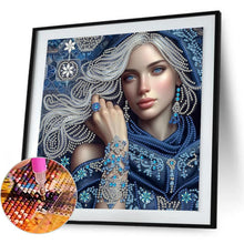 Load image into Gallery viewer, Noblewoman Beauty 30*30CM(Canvas) Partial Special Shaped Drill Diamond Painting

